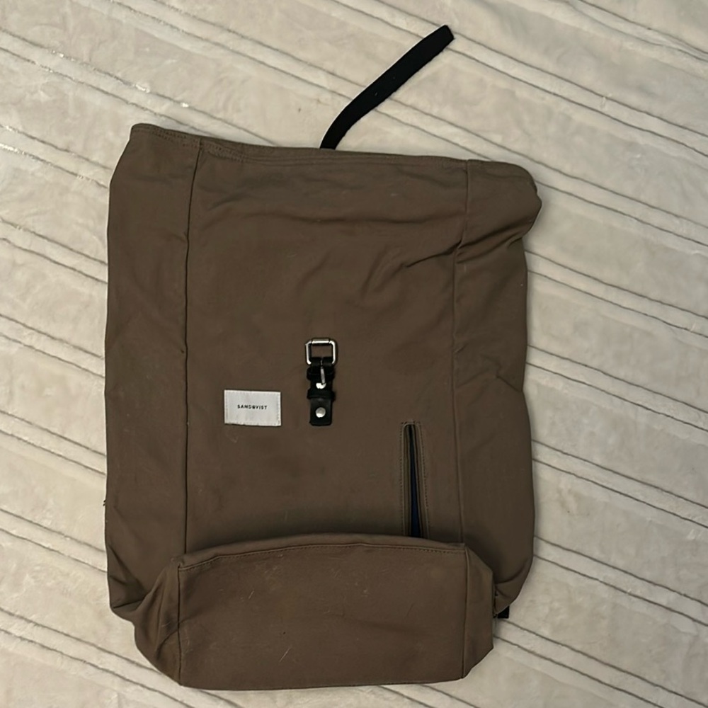 Sandqvist tan backpack